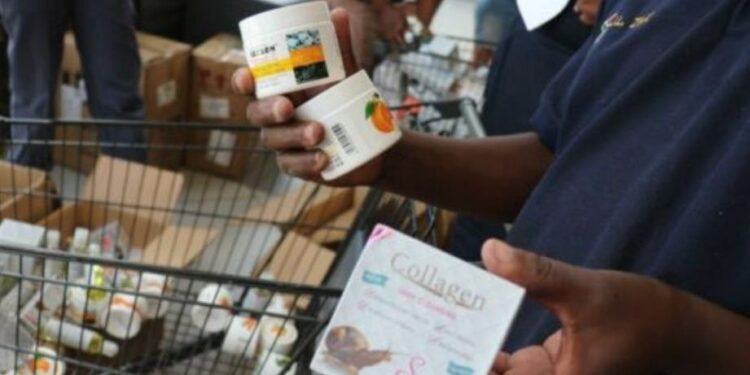 Emalahleni Municipality and SAPS collaborate to remove harmful beauty products from downtown stores
