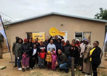The Msiza, Nonyana, and Mabena families were handed the keys to their new homes in Delmas, Extension 5, courtesy of Amor South Africa and SASRIA
