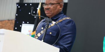 Victor Khanye Mayor Buda delivers the State of the Municipality Address (SOMA)