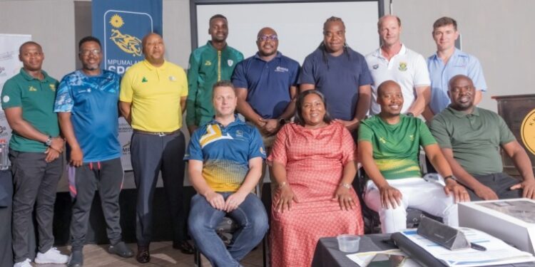 High-performance expert Emile van Veenhuyzen, department of culture sports and recreation (DCSR) high-Performance representative Keke Mofokeng, paralympic athlete Collen Mahlalela and Kagiso Motolong, South African Sports Confederation and Olympics Committee (SASCOC) high-performance representative were among dignitaries who shared valuable insights at the High-performance Sports Development seminar held in Mbombela on Friday, October 25.