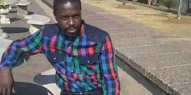 Missing Tshepo Motsiye is believed to be trapped underground in a disused mine shaft during alleged illegal mining activity.